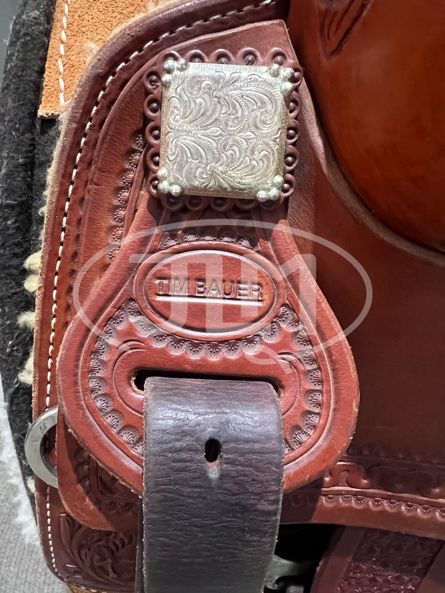 16" Tim Bauer Equine Oasis Reining Saddle