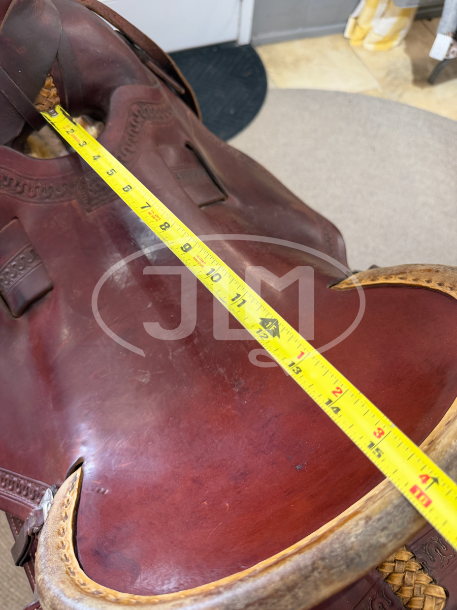 15.5" High Country Cowboy Company Dave Hulbert Custom Ranch Roper Saddle      S1112