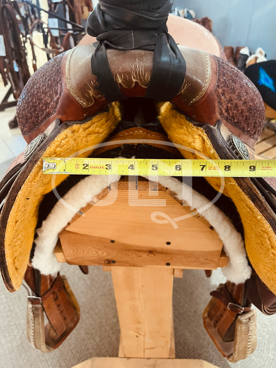 14.5" Reinsman Cheyenne Frontier Days Trophy Team Roping Saddle