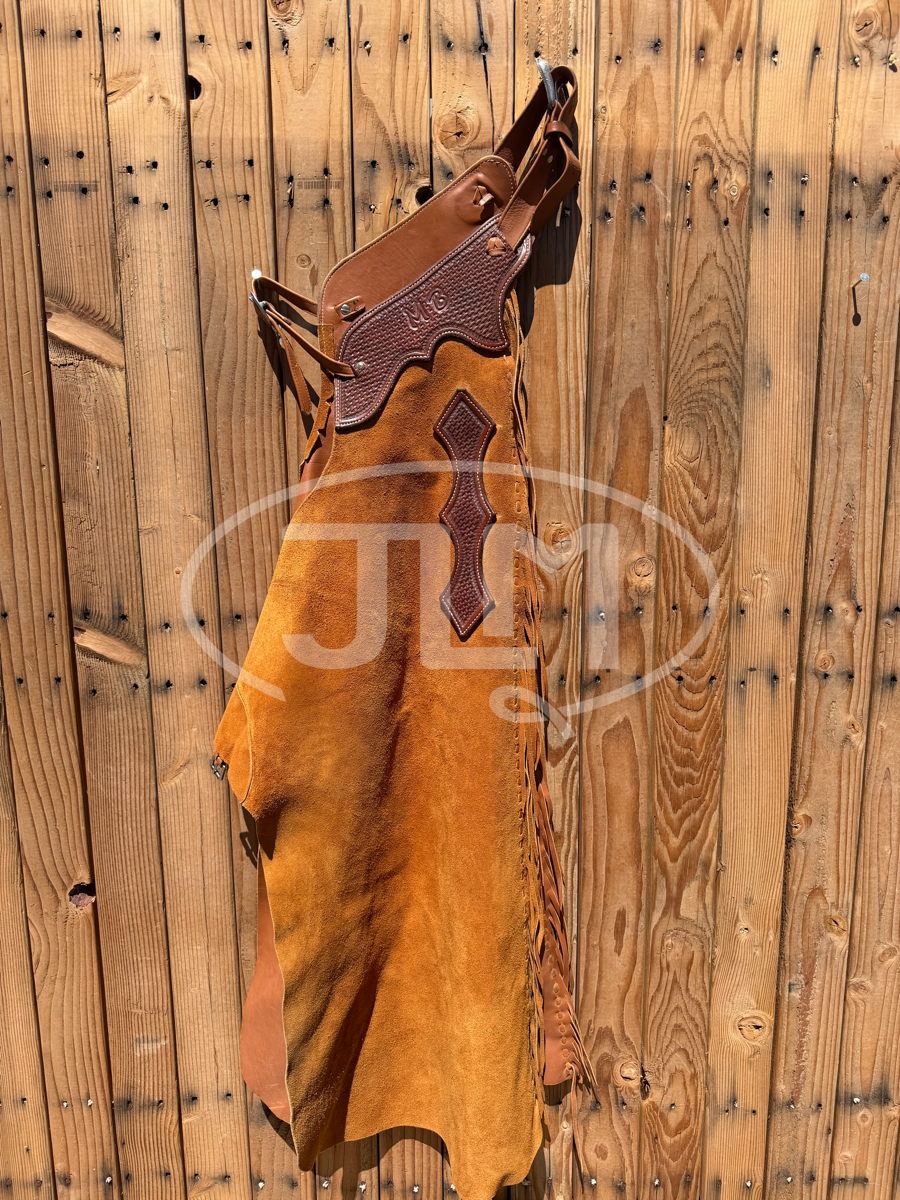 Riata Saddlery Custom Leather Chaps    CH1131