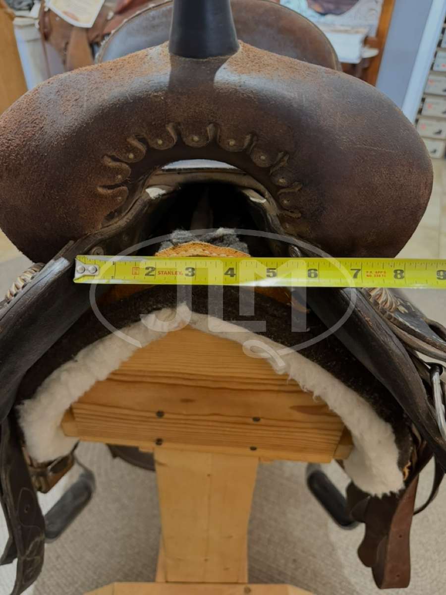 15" Wide Double J Pozzi Pro Flex Barrel Saddle     S1128