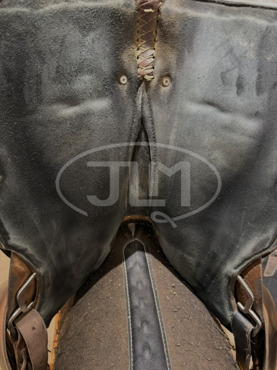 15" Wide Double J Pozzi Pro Flex Barrel Saddle     S1128