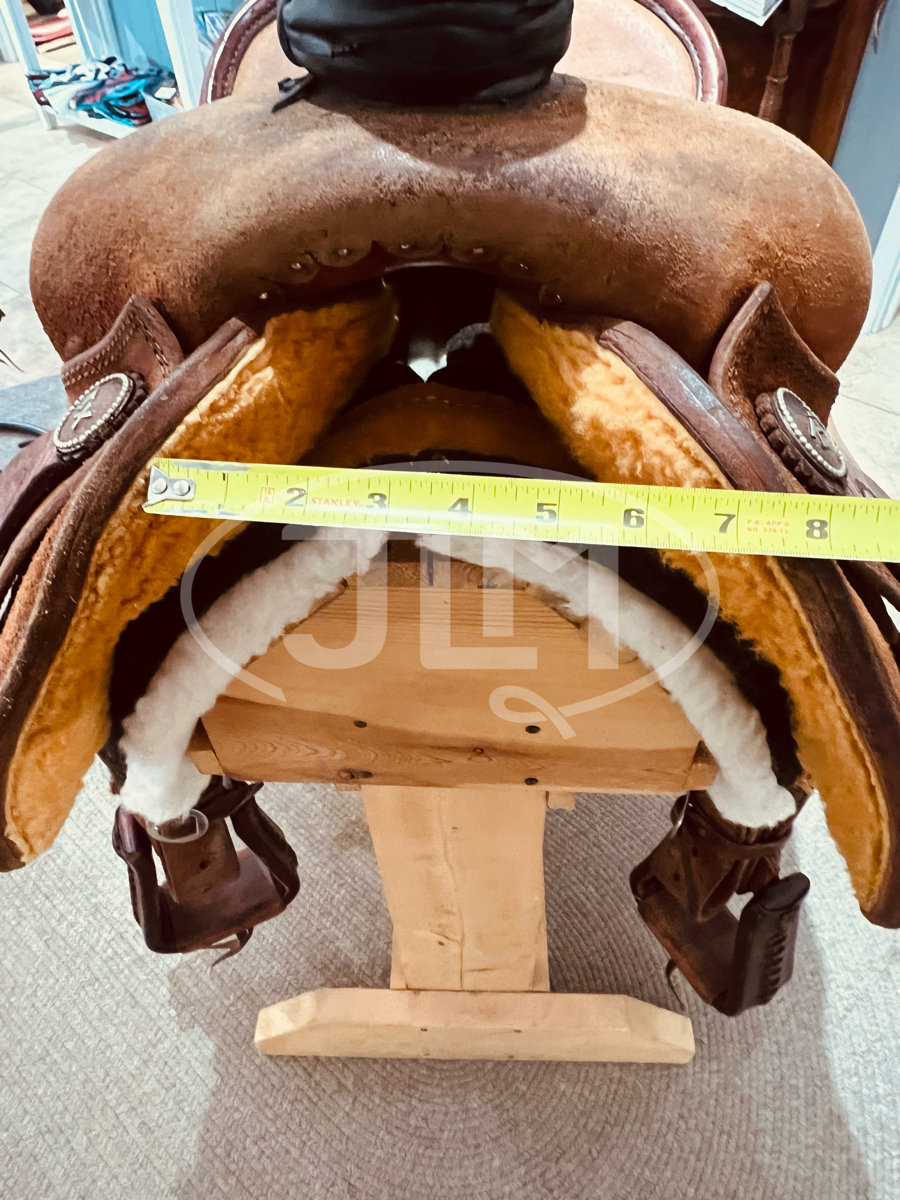 13.5" TM Leather & Saddlery Rope Saddle