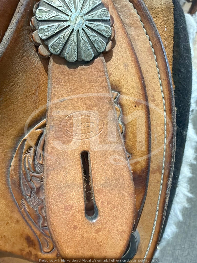 15.5" Reining Saddle by Riata Saddles Wickenburg AZ      S1158