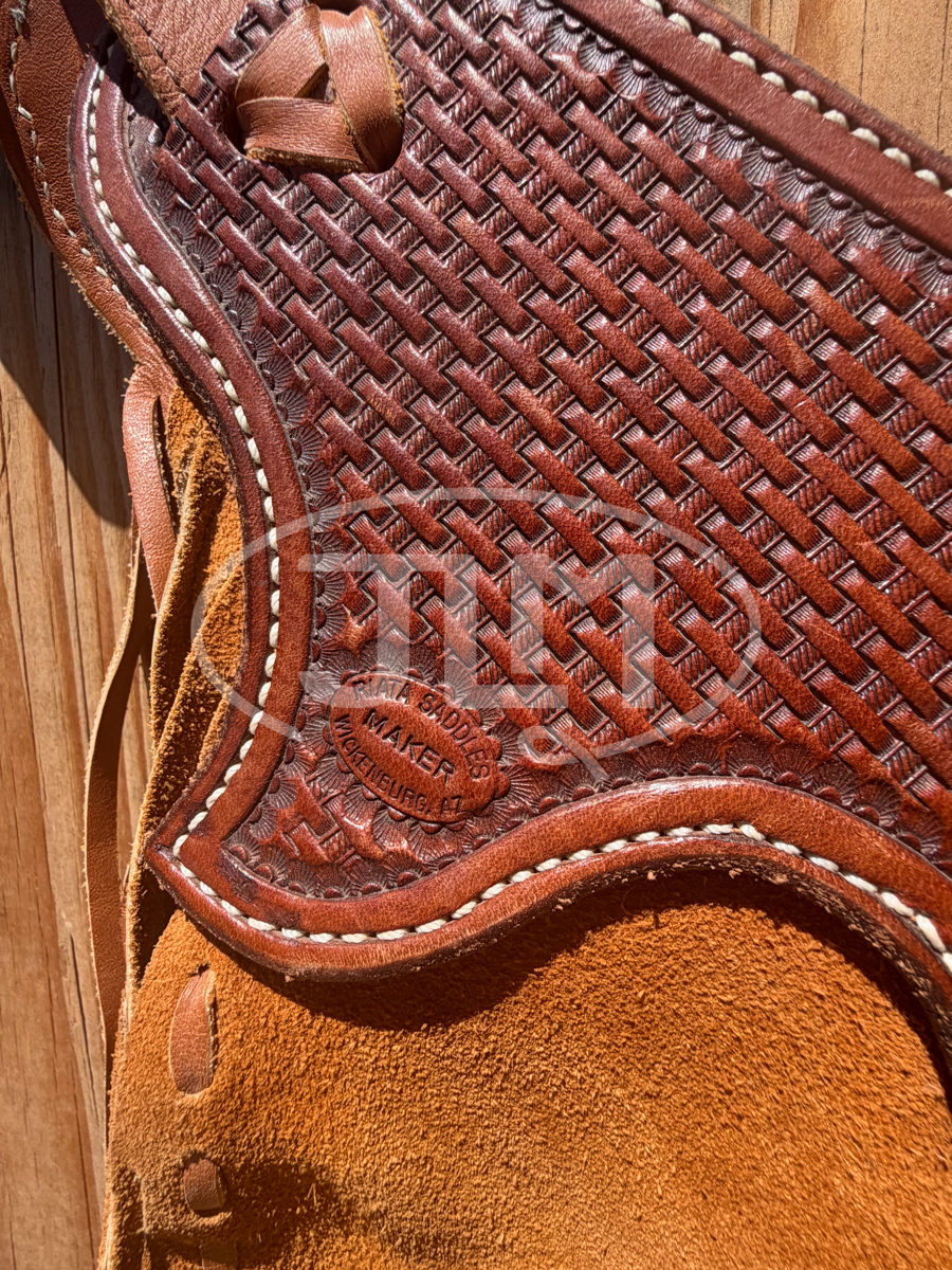 Riata Saddlery Custom Leather Chaps    CH1131