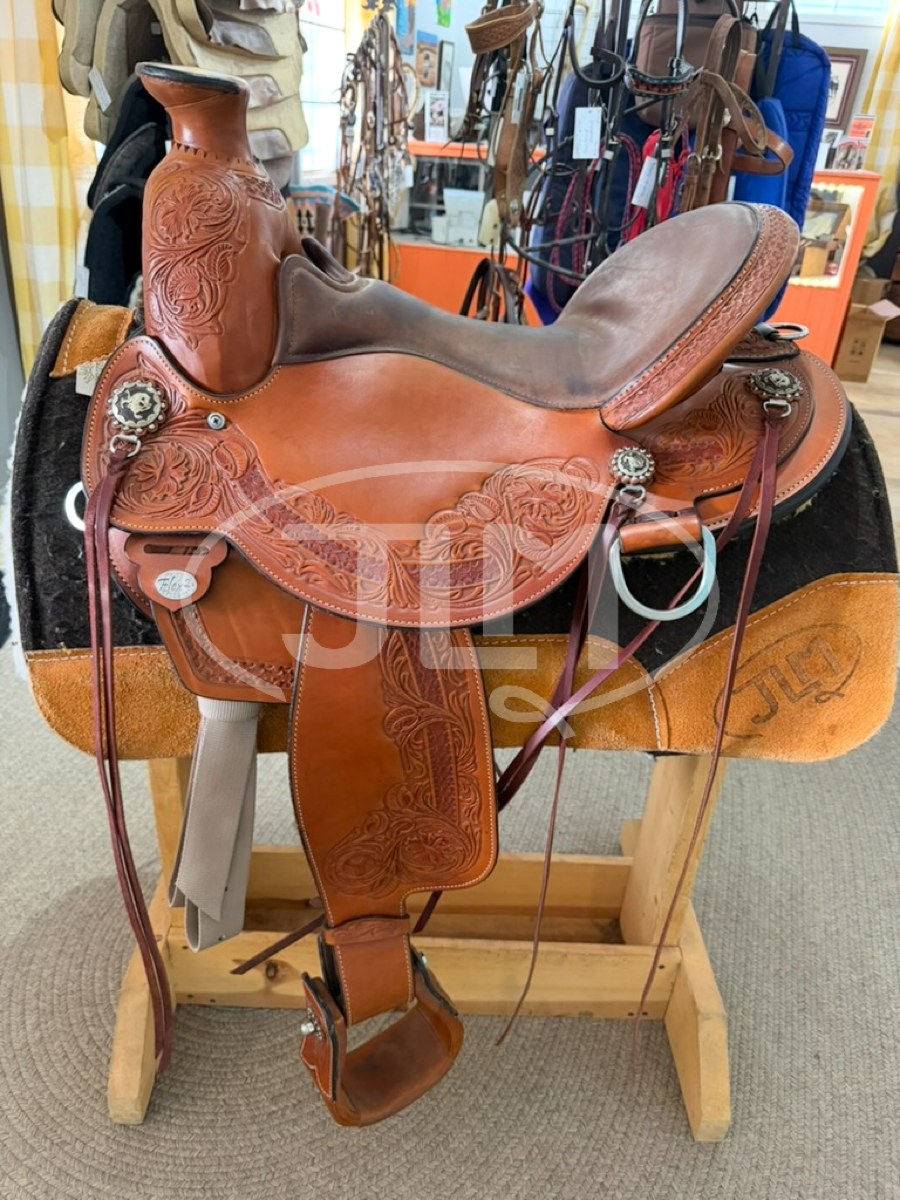16" Circle Y Walnut Grove Flex2 Trail Saddle