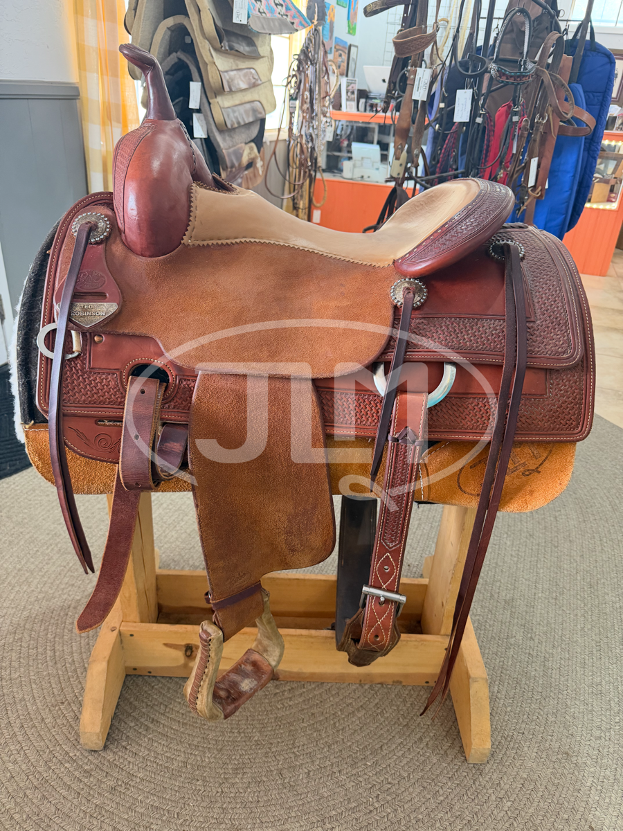 16" Bob's Custom Ted Robinson Cowhorse Saddle
