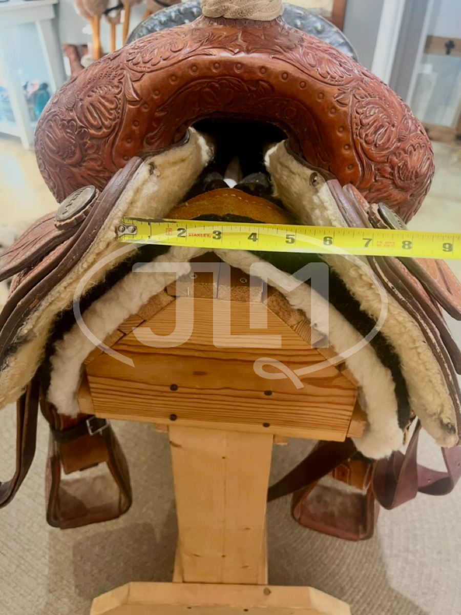 14.5" Jerry Beagley Team Roping Saddle