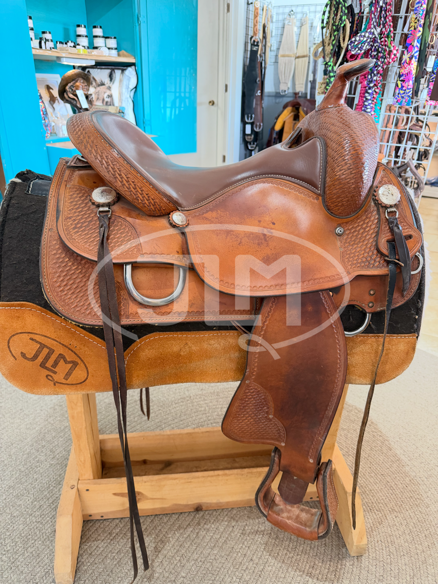 15.5" Crates Saddlery 2170-4 Classic Trail Saddle