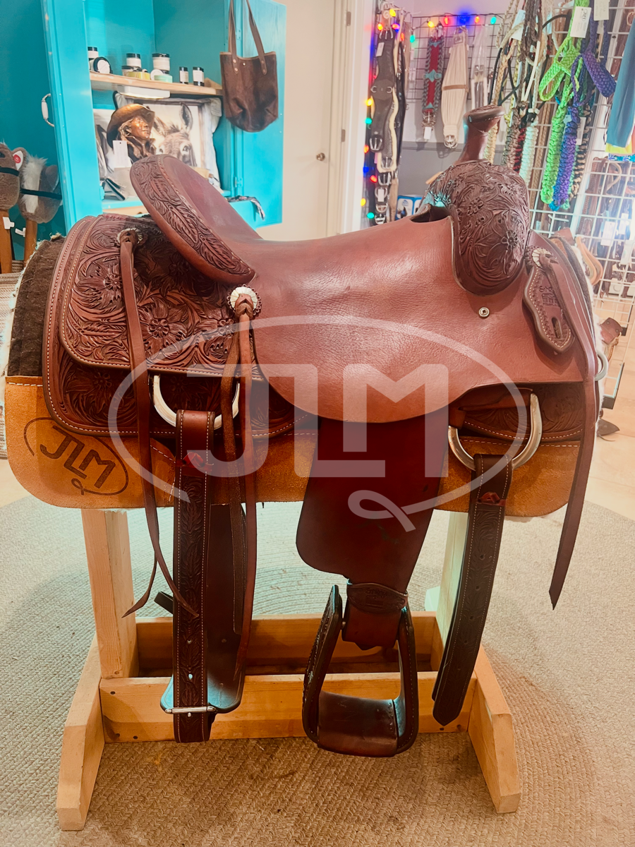 15" Stray Dog All Around Breakaway Rope Saddle