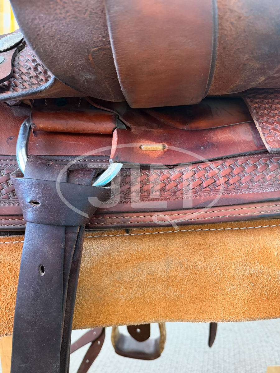 15" Crates Saddlery Team Roping Saddle      S1111