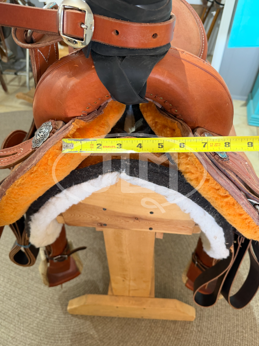 14.5" Handmade Custom Bowman Roper Team Roping Saddle