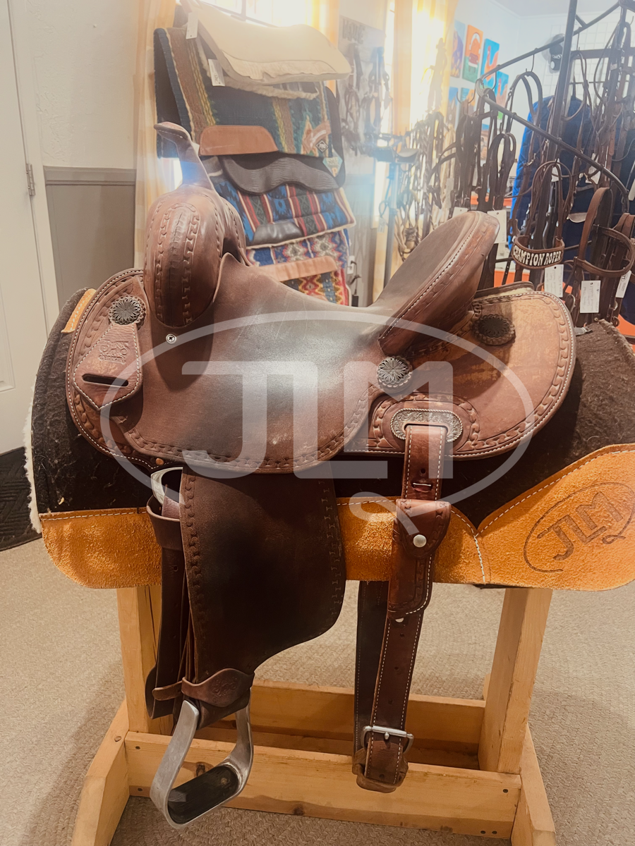 13.5" Burns Saddlery 20 MD Barrel Saddle