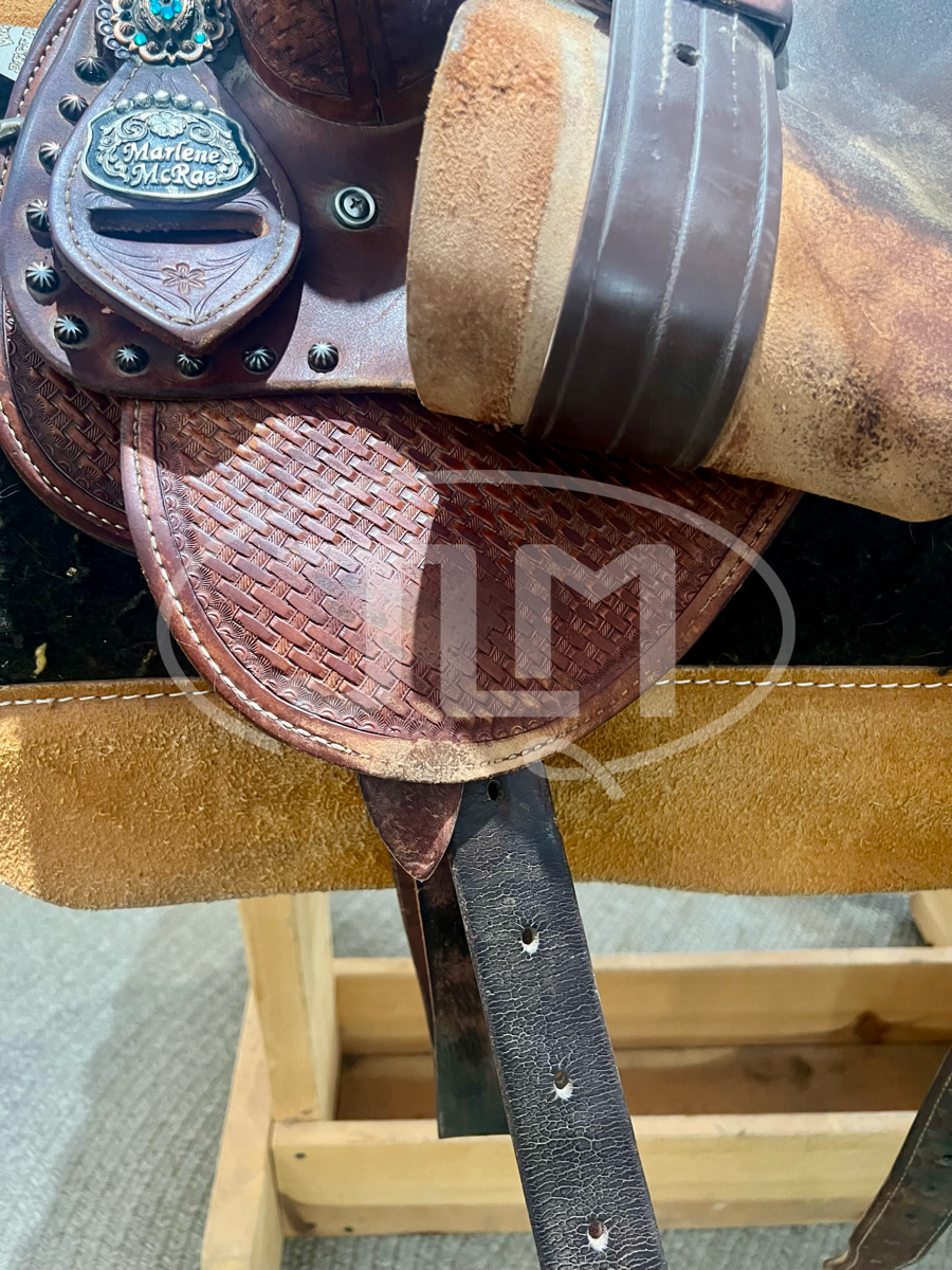 13.5" Cactus Saddlery Marlene McRae Special EFFX Barrel Saddle