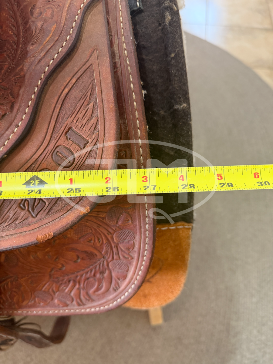 14" Billy Cook Team Roping Saddle