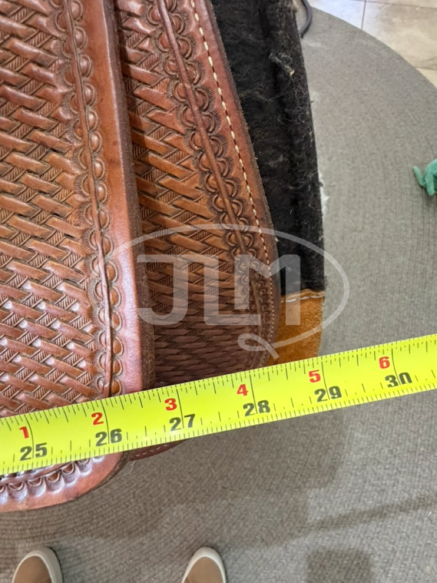 15" Genuine Billy Cook Maker Team Roping Saddle
