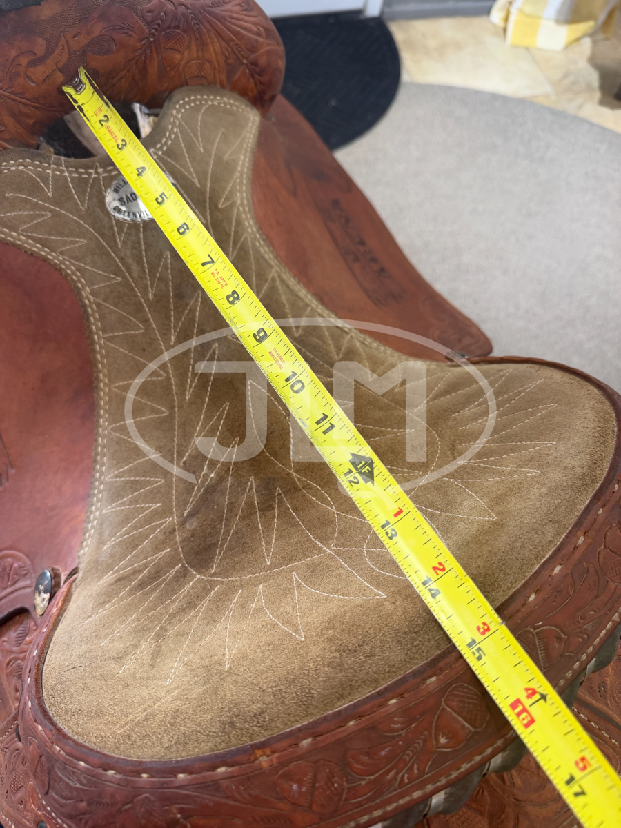 14" Billy Cook Team Roping Saddle