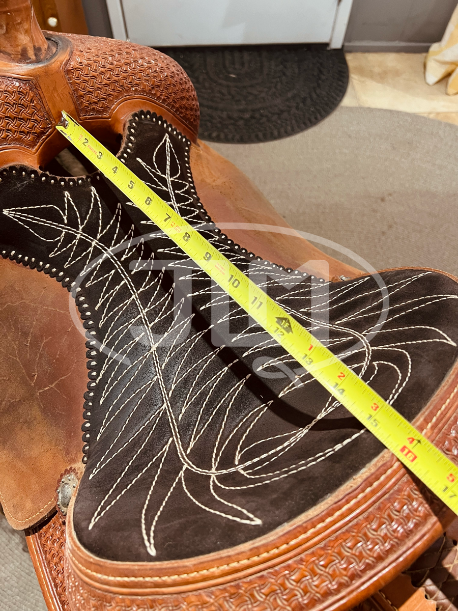 15" Bryan Echelle Custom Team Roping Saddle