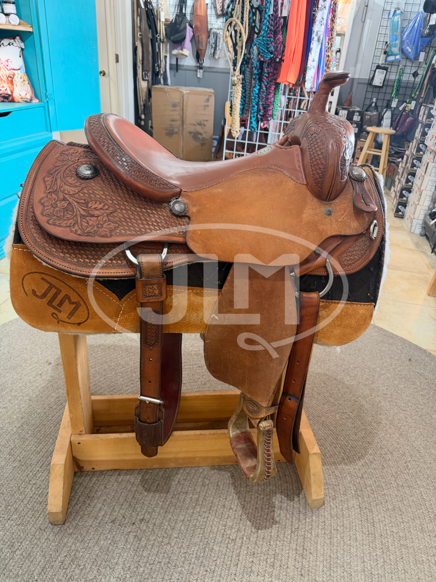 16" JJ Maxwell Cutting Saddle