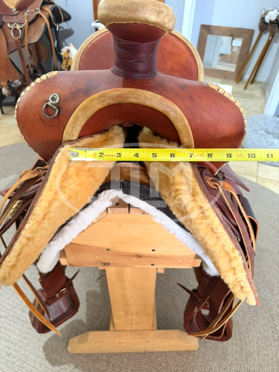 15" JJ Croft Custom Handmade Ranch Saddle