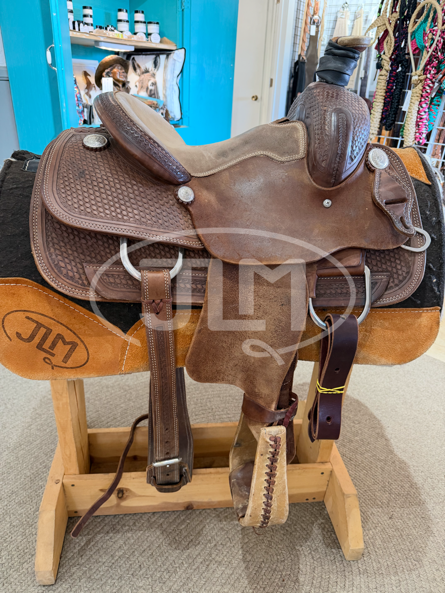12.5" DHS Team Roping Saddle