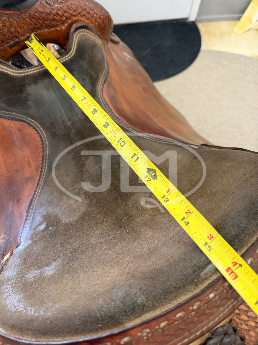 15" Twister Saddle Shop Team Roping Saddle