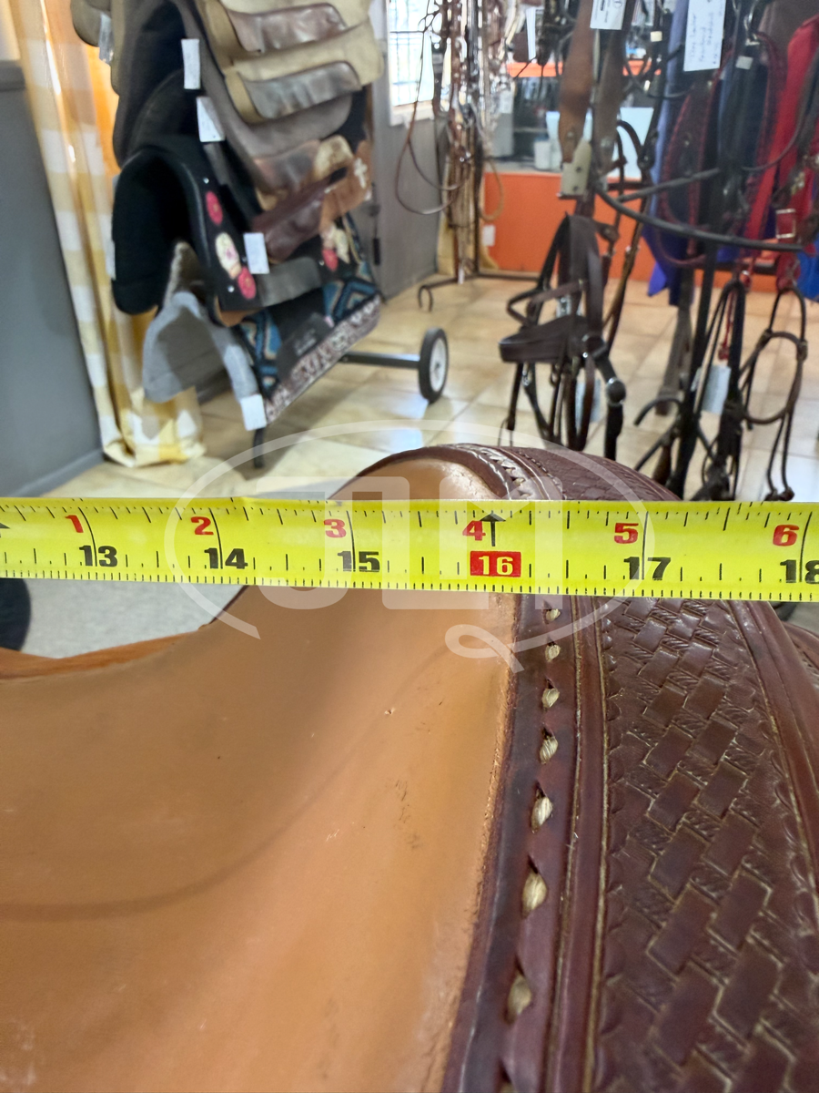 16" Bob's Custom Ted Robinson Cowhorse Saddle