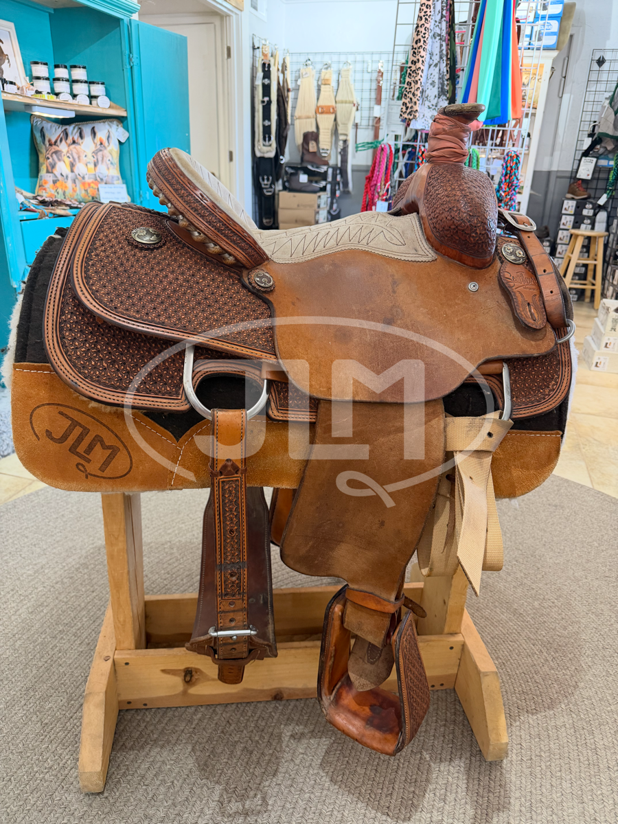 13.5" Scott Thomas Team Roping Saddle