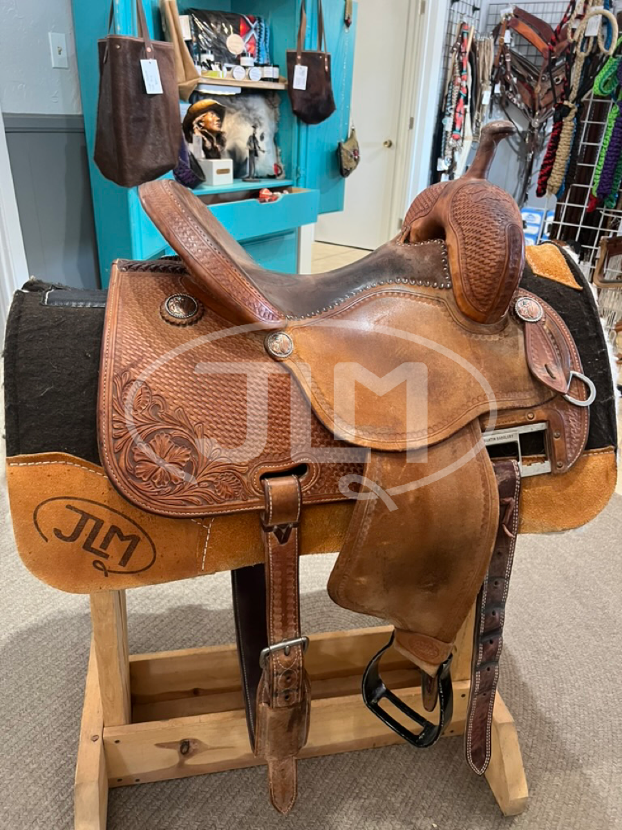 14" Martin Saddlery Crown C Barrel Saddle