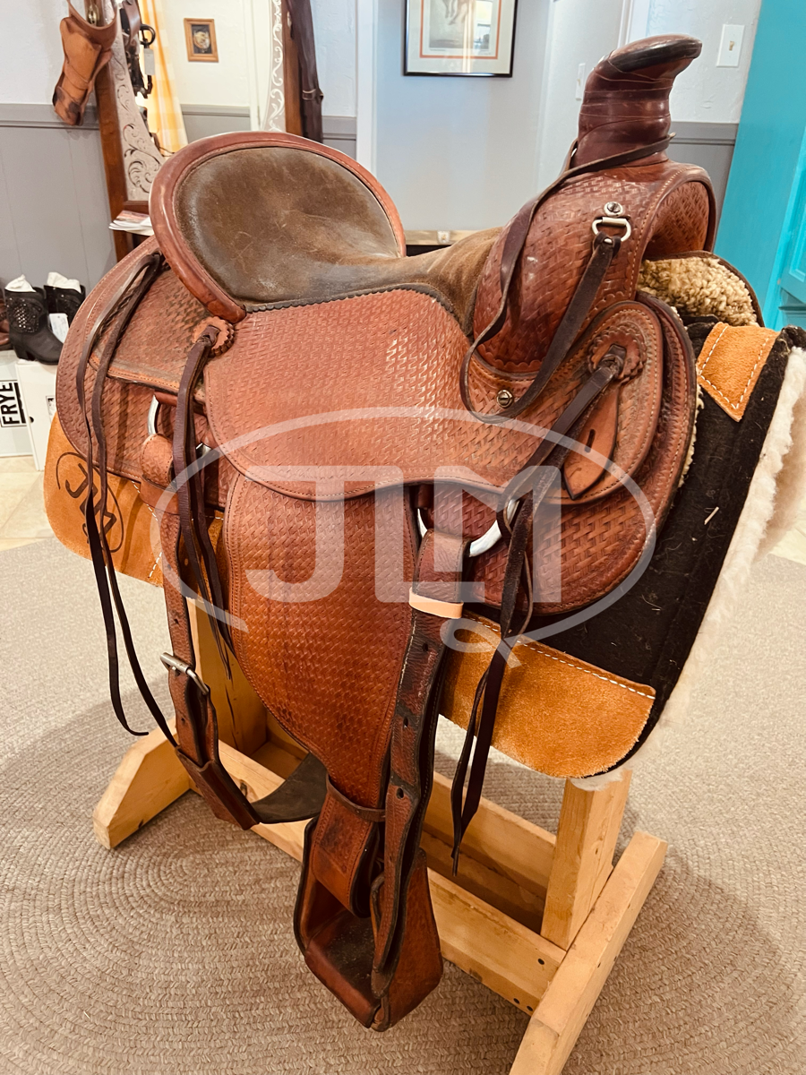 15" MacPherson Team Roping Saddle 601