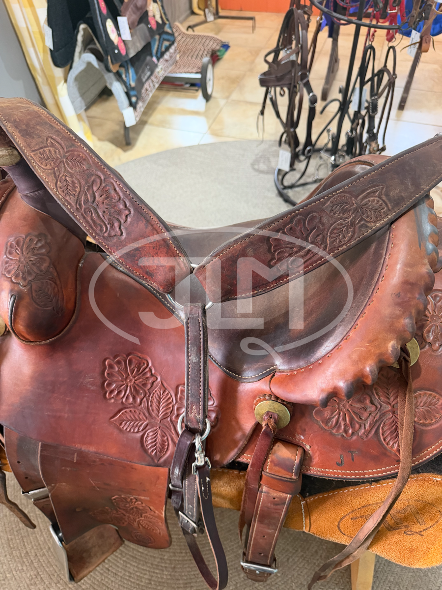 14.5" John Fallis Balanced Ride Ranch Saddle 3448