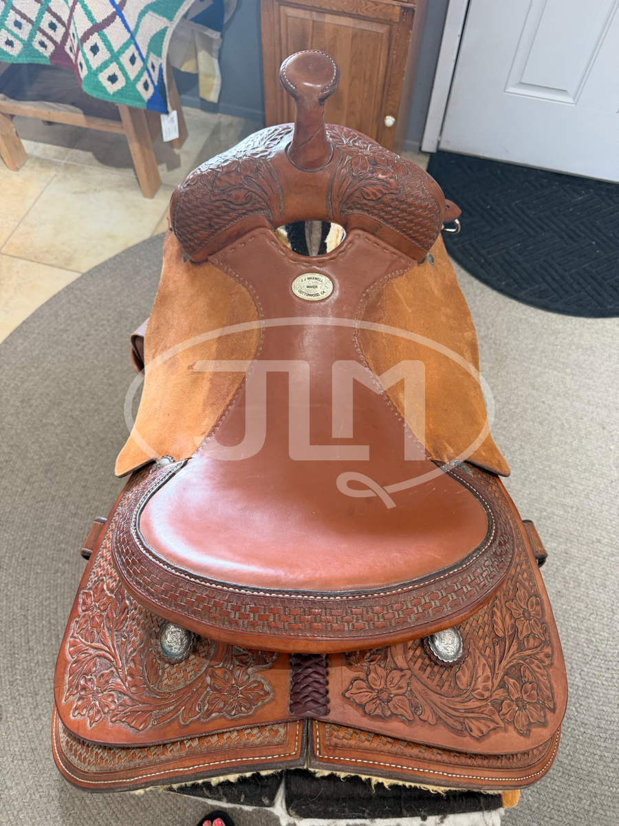 16" JJ Maxwell Cutting Saddle