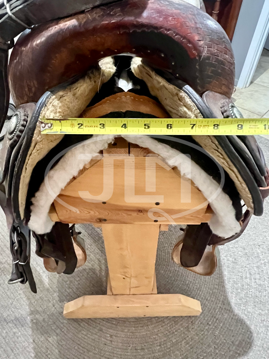 15" Carson River Bar M Team Roping Saddle