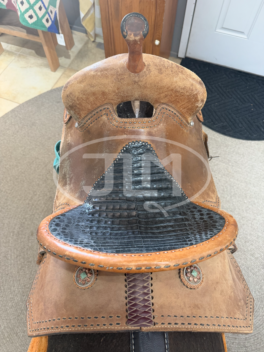 14" Usher Branded Barrel Saddle