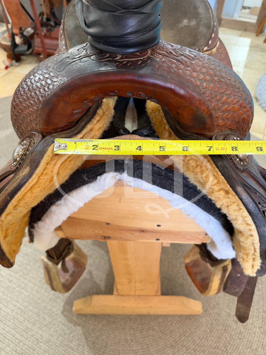 15" Twister Saddle Shop Team Roping Saddle