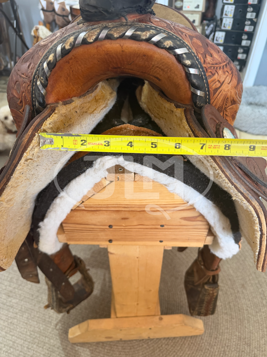 14" Billy Cook Team Roping Saddle