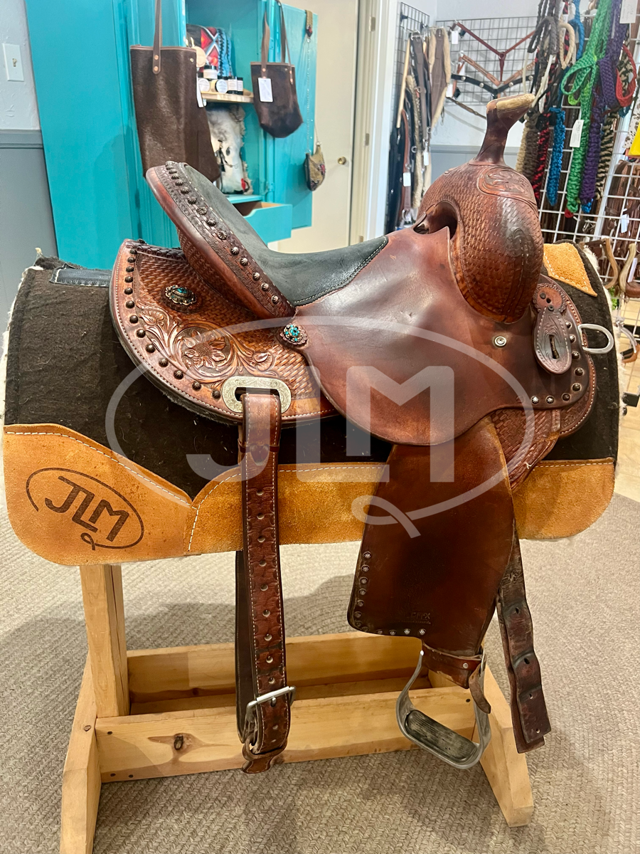 13.5" Cactus Saddlery Marlene McRae Special EFFX Barrel Saddle
