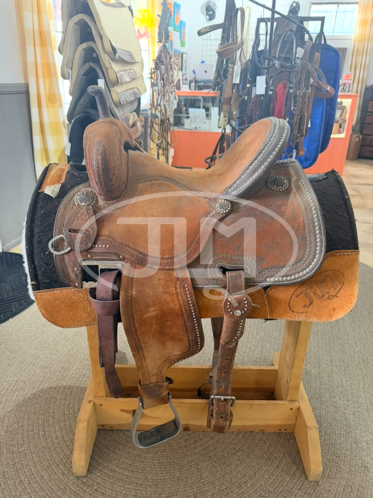 14" Martin Saddlery Crown C Roughout Barrel Saddle