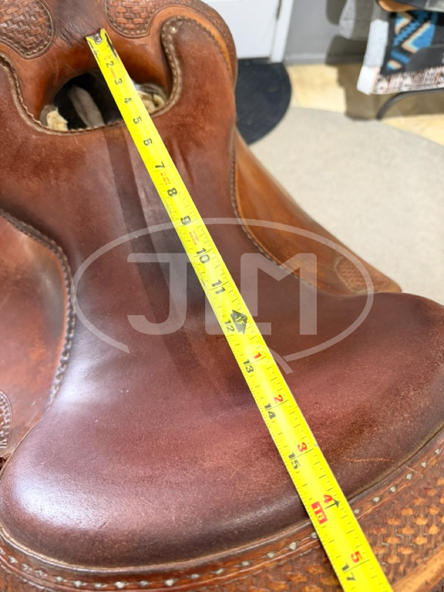 16" Bob's Custom Saddles Duane Latimer Reining Saddle    S1123