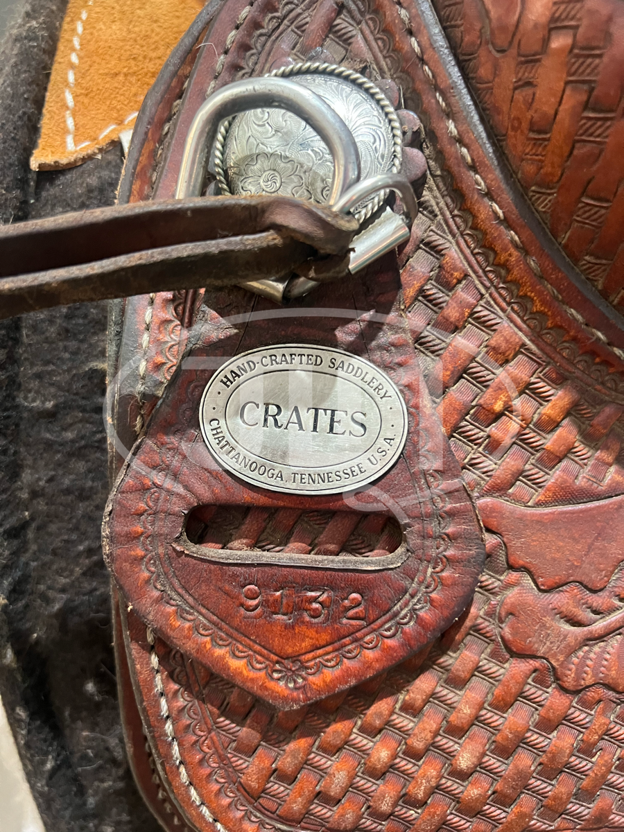 15" Crates Saddlery Mike Beers Team Roping Saddle