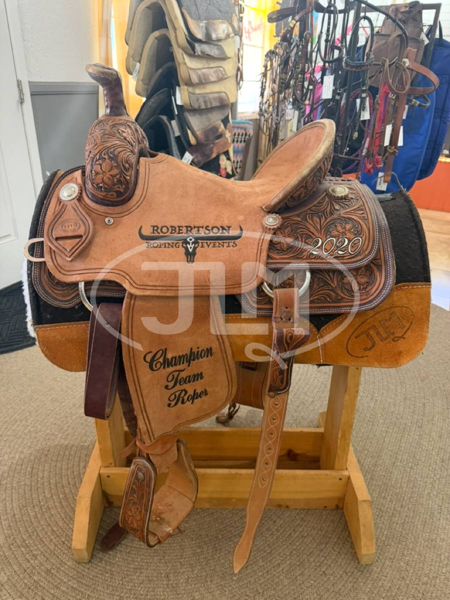 14.5" Corriente Team Roping Saddle