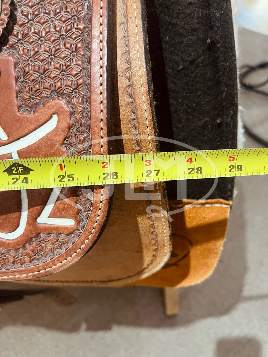 14.5" Reinsman Cheyenne Frontier Days Trophy Team Roping Saddle