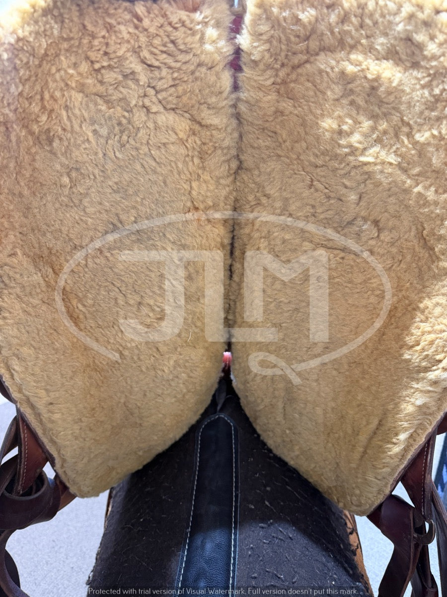14.5" Ranch Roper Saddle by Tom's Saddle Shop Pinedale WY     S1131