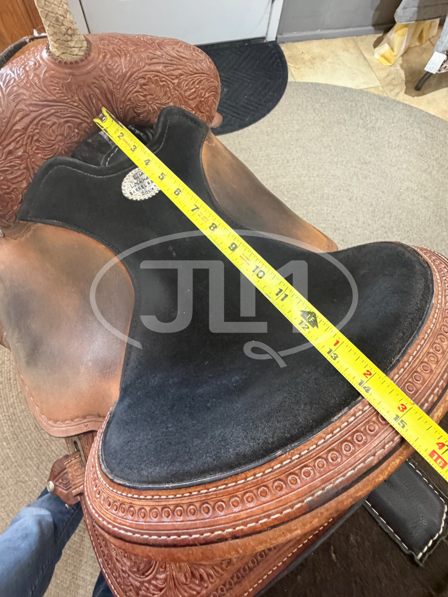 14" Circle Y Lisa Lockhart Dynamo Barrel Saddle