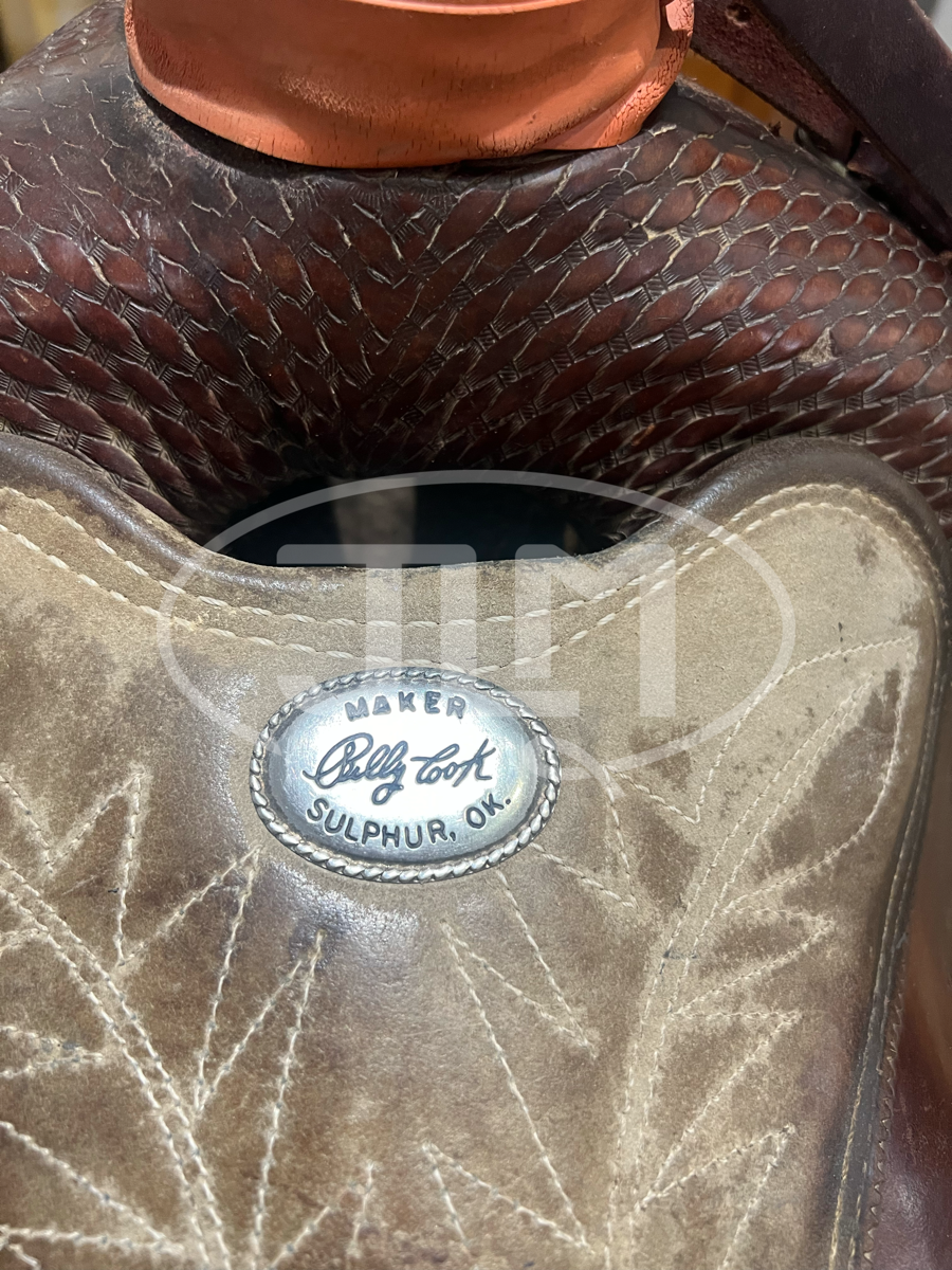 15" Billy Cook Team Roping Saddle