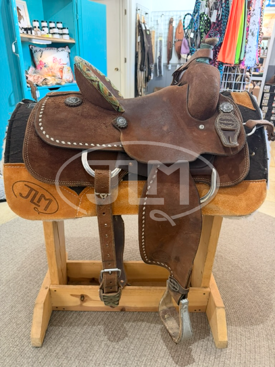 13.5" Connolly Saddlery Barrel Saddle