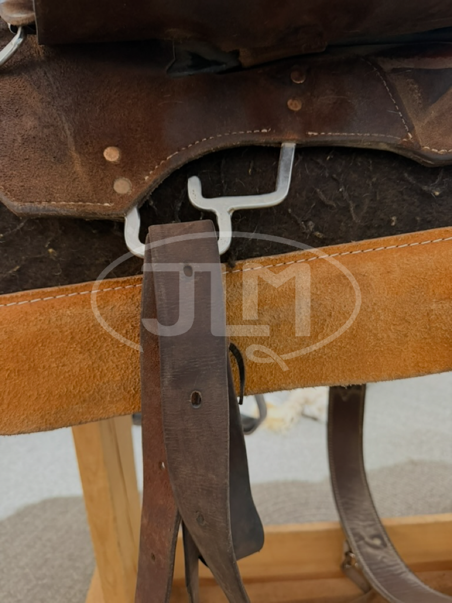 15" Wide Double J Pozzi Pro Flex Barrel Saddle     S1128
