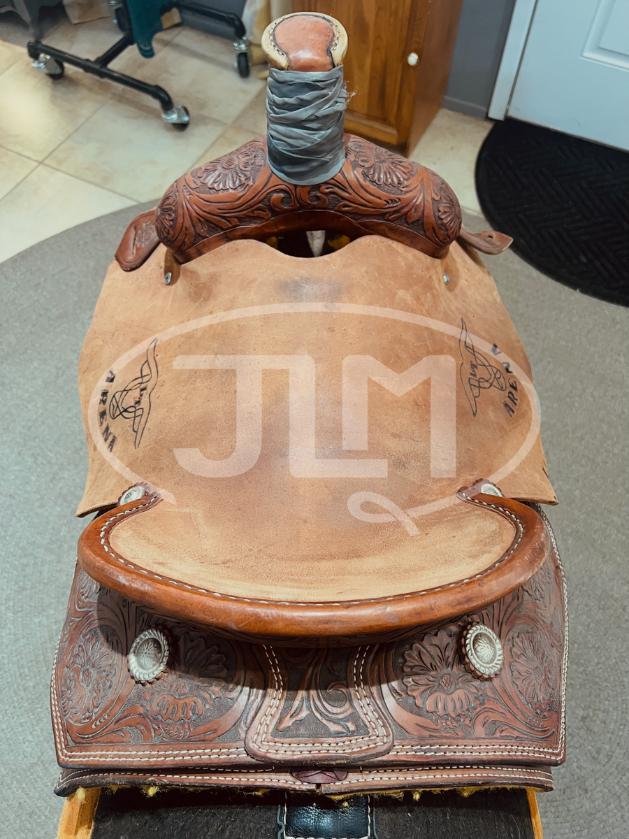 15" Team Roping Saddle by CROSS Saddles