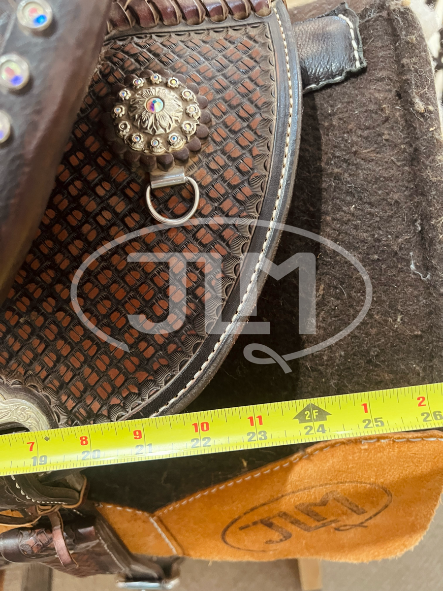 15" Extra Wide Double J Saddlery Speedster Barrel Saddle