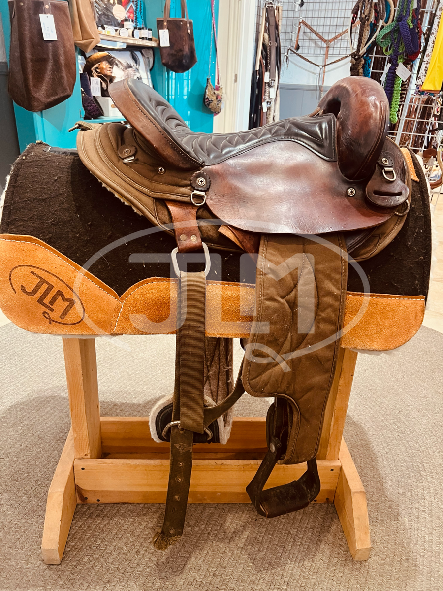 15" Big Horn Center Fire 120 Endurance Trail Saddle